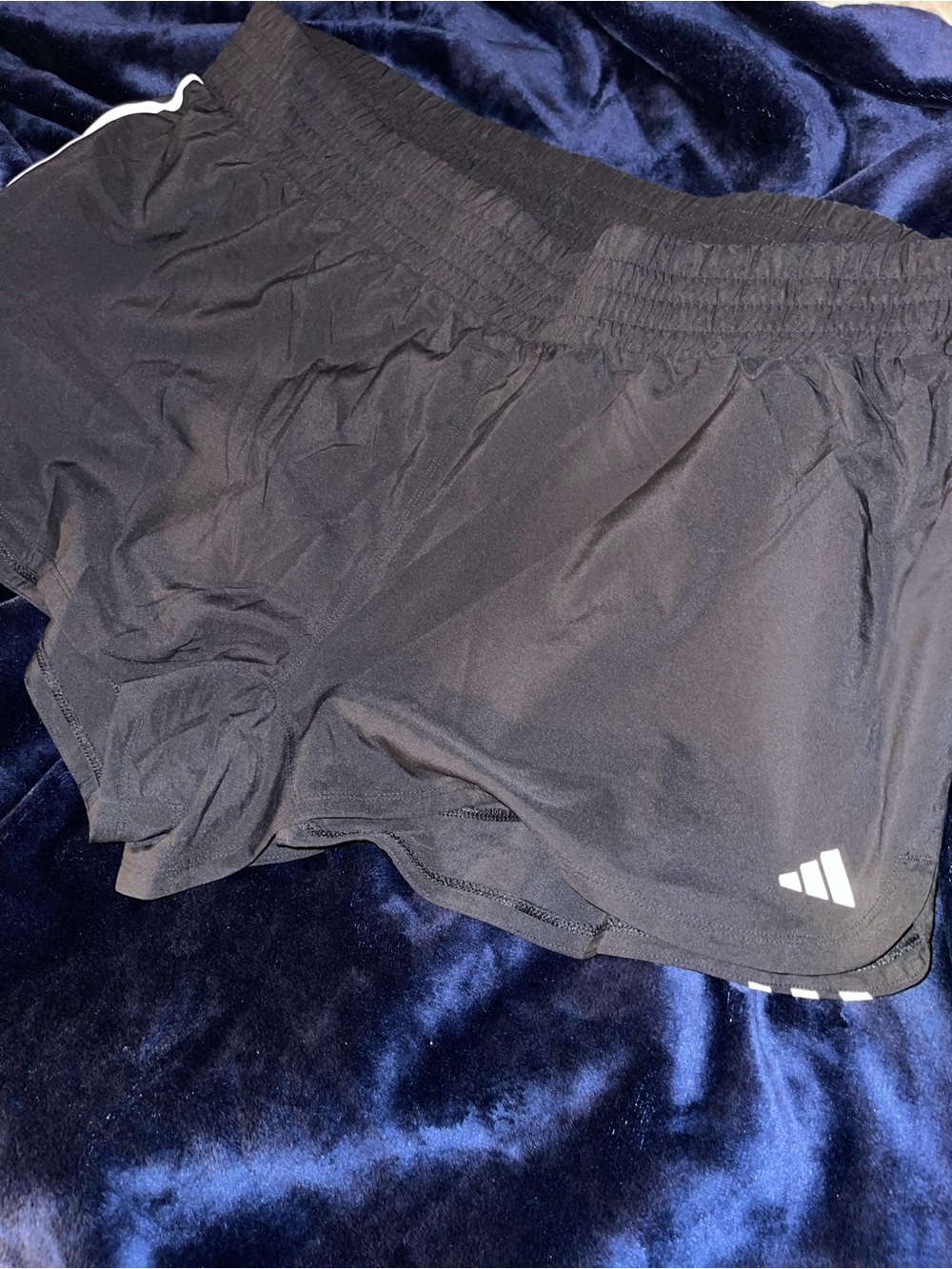 adidas Black Women's Athletic Training Shorts with Logo
